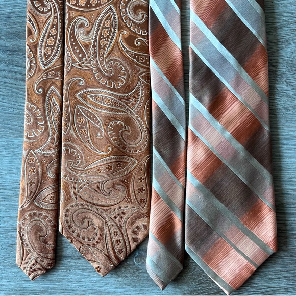 CLASSIC VINTAGE 100% SILK TIE FOR MEN - Picture 1 of 4